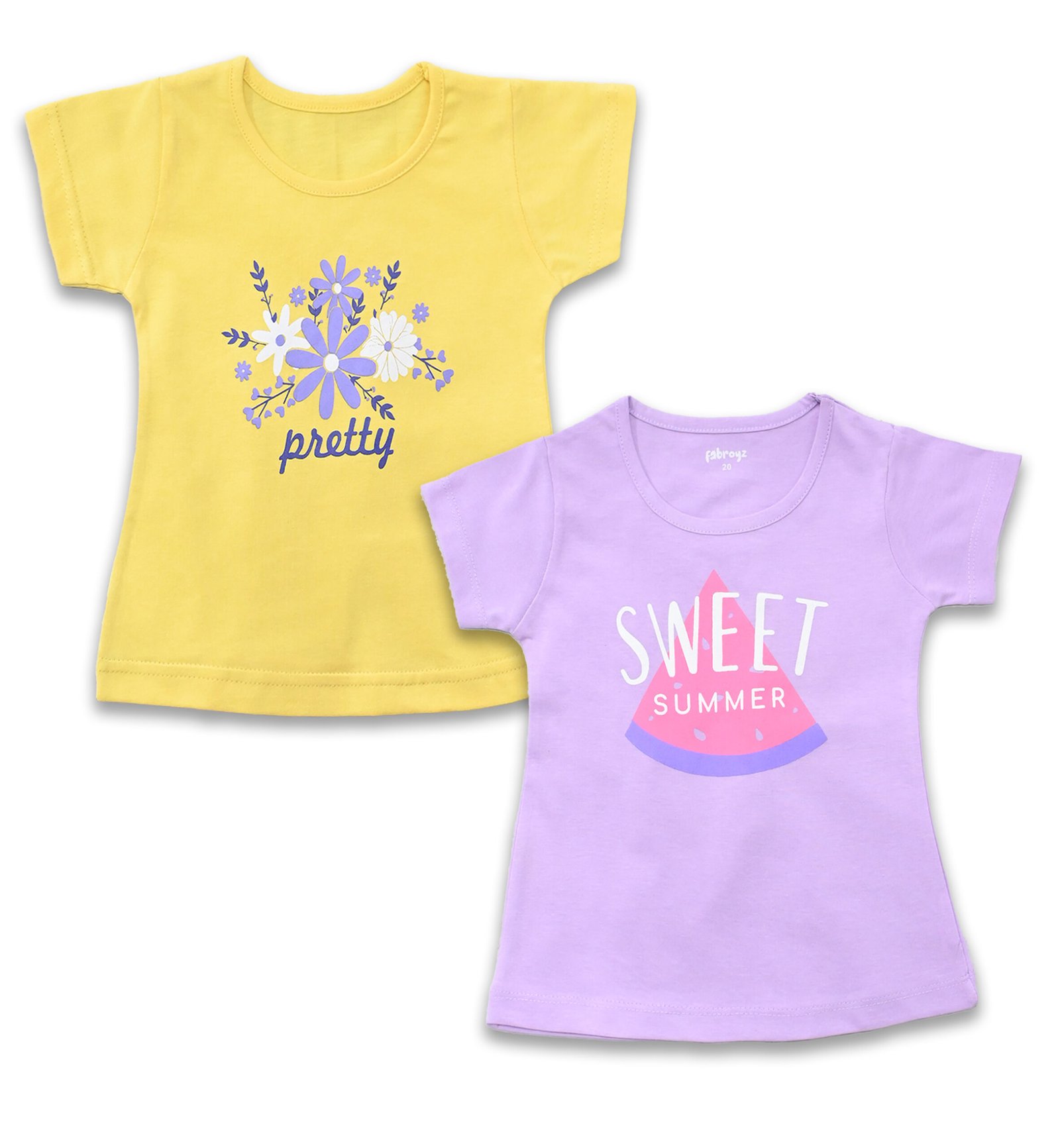 Girls Trendy Top (pack Of 2) 