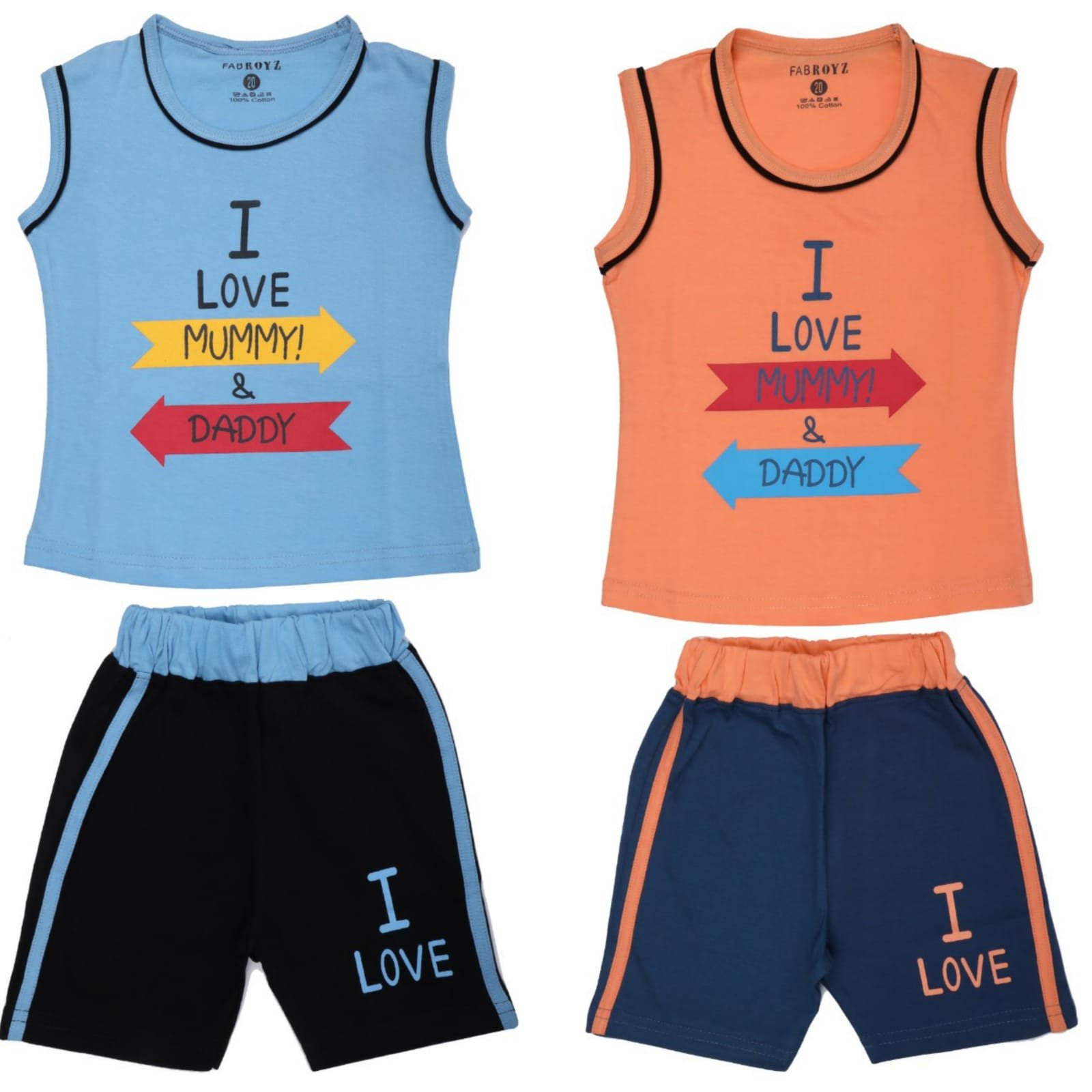 Flawsome Comfy Boys Top & Bottom Sets