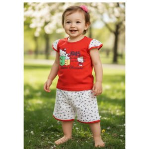 Baby Girls Printed Clothing Set