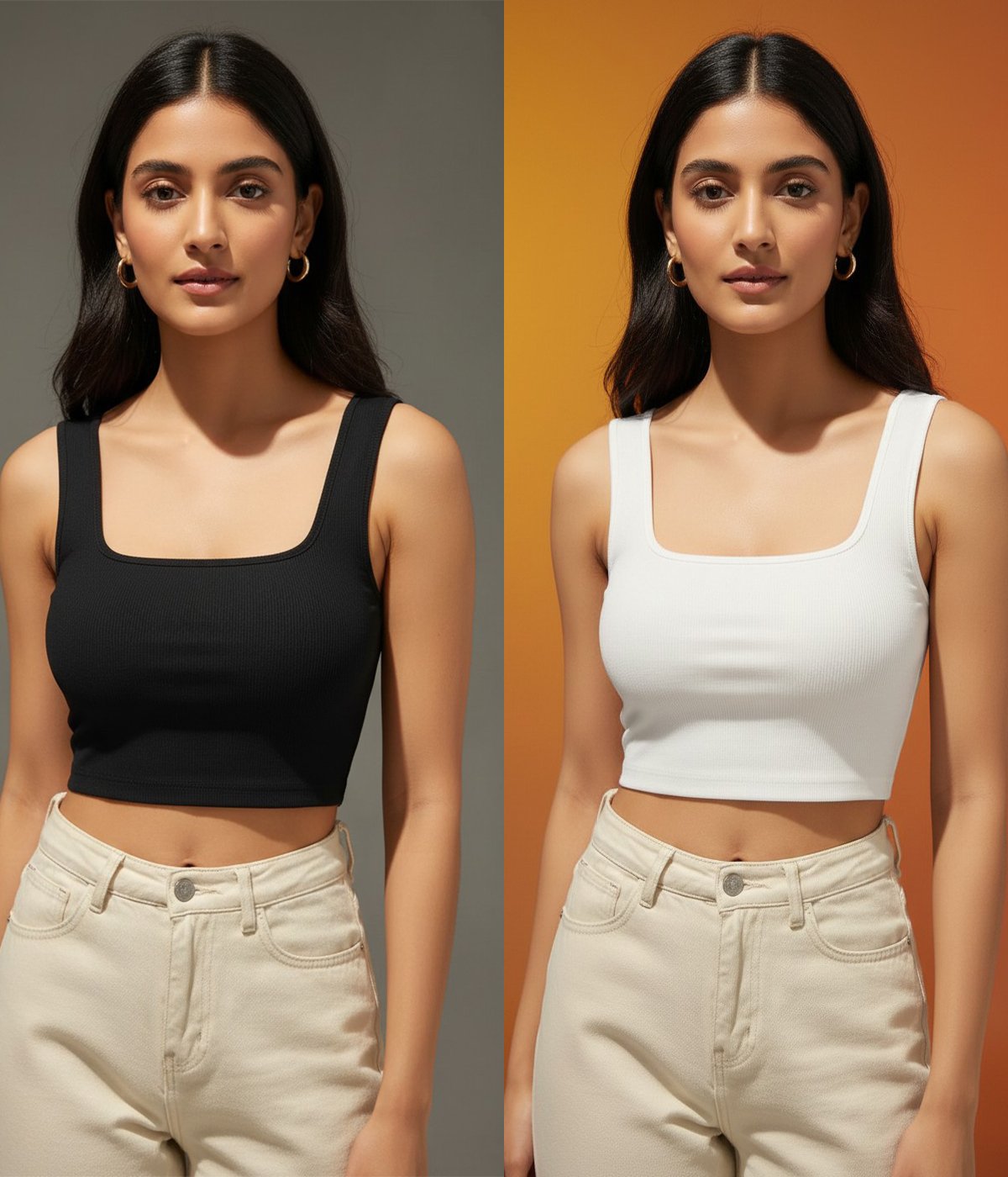 Womens Crop Top Combo