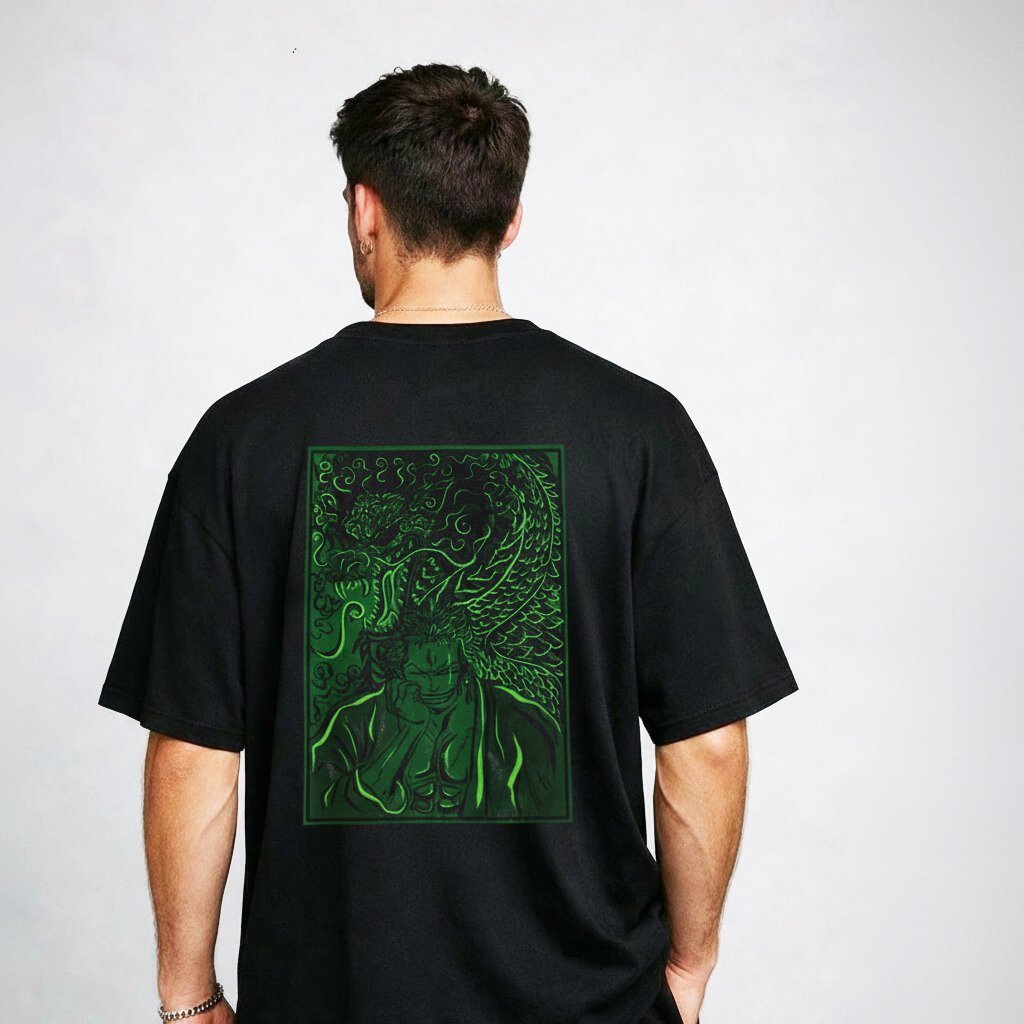 Men’s Graphic Printed Oversized Cotton T-Shirt