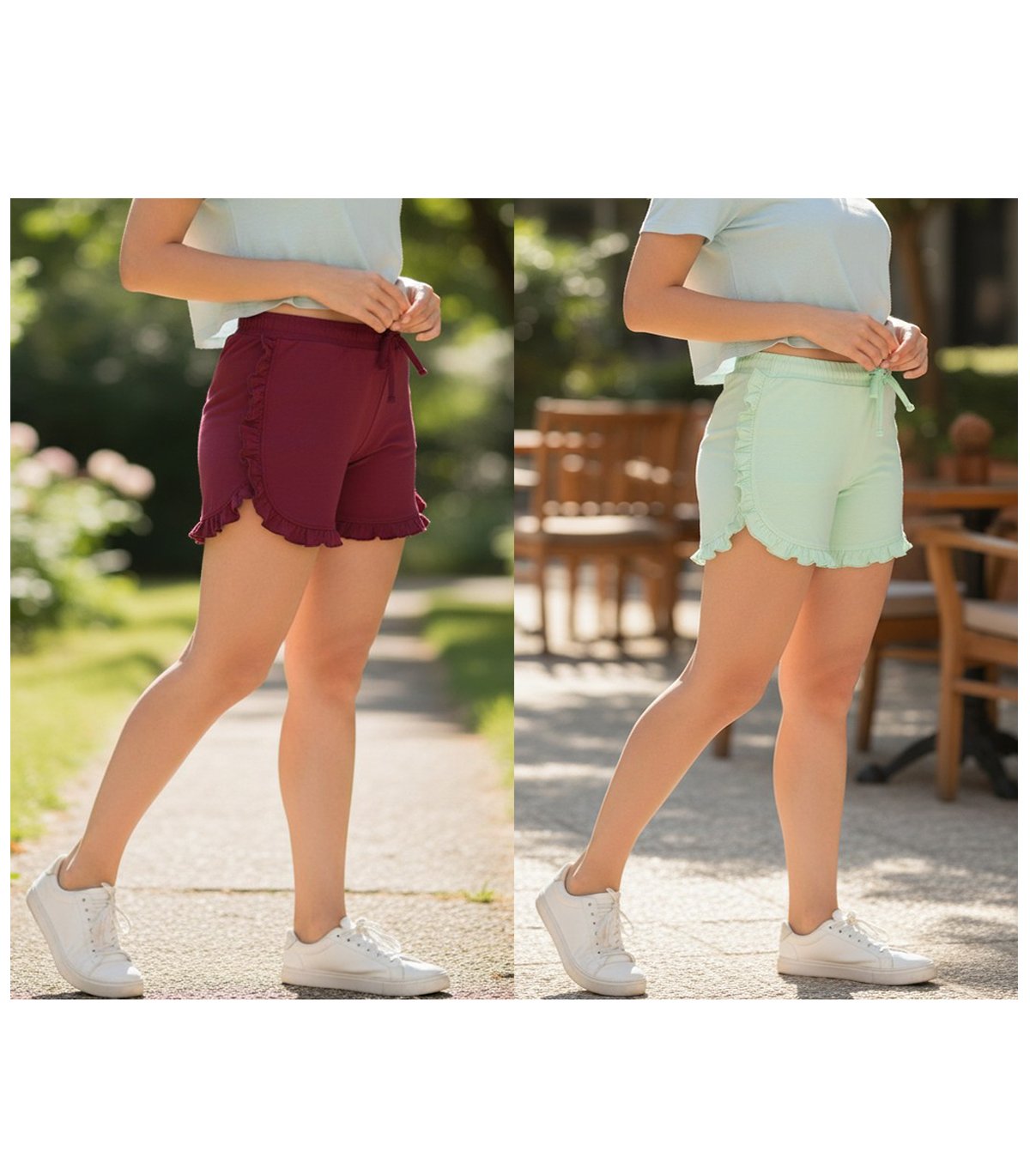 Girls Kuchi Shorts Combo