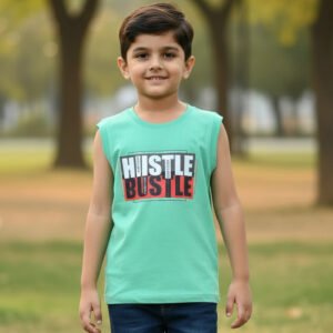 Boys Printed Vest Set